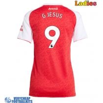 Arsenal Gabriel Jesus #9 Replica Home Shirt Ladies 2025-26 Short Sleeve
